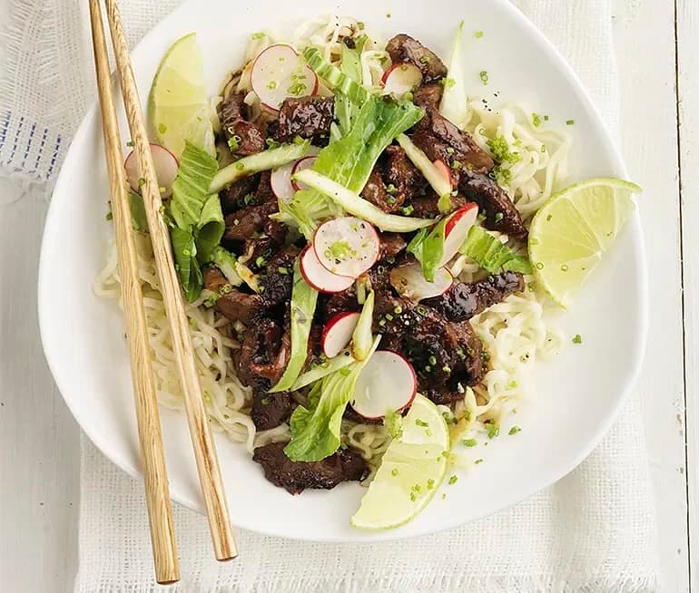 Yakiniku med nudlar