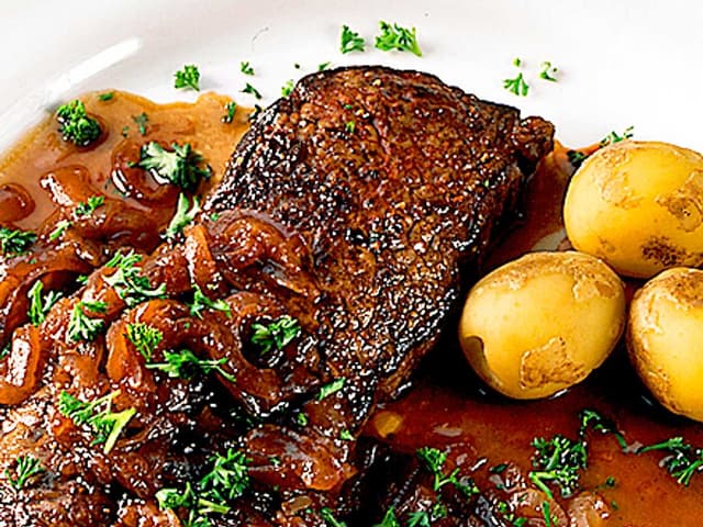 Biffstek med lök
