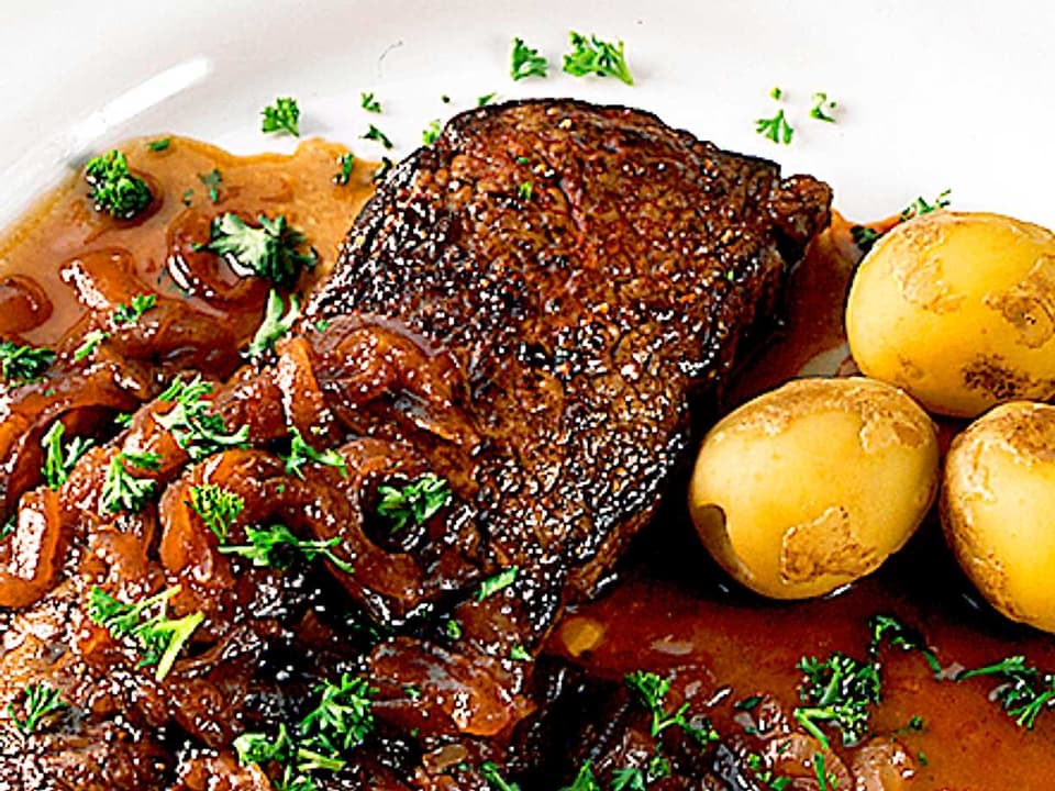 Biffstek med lök