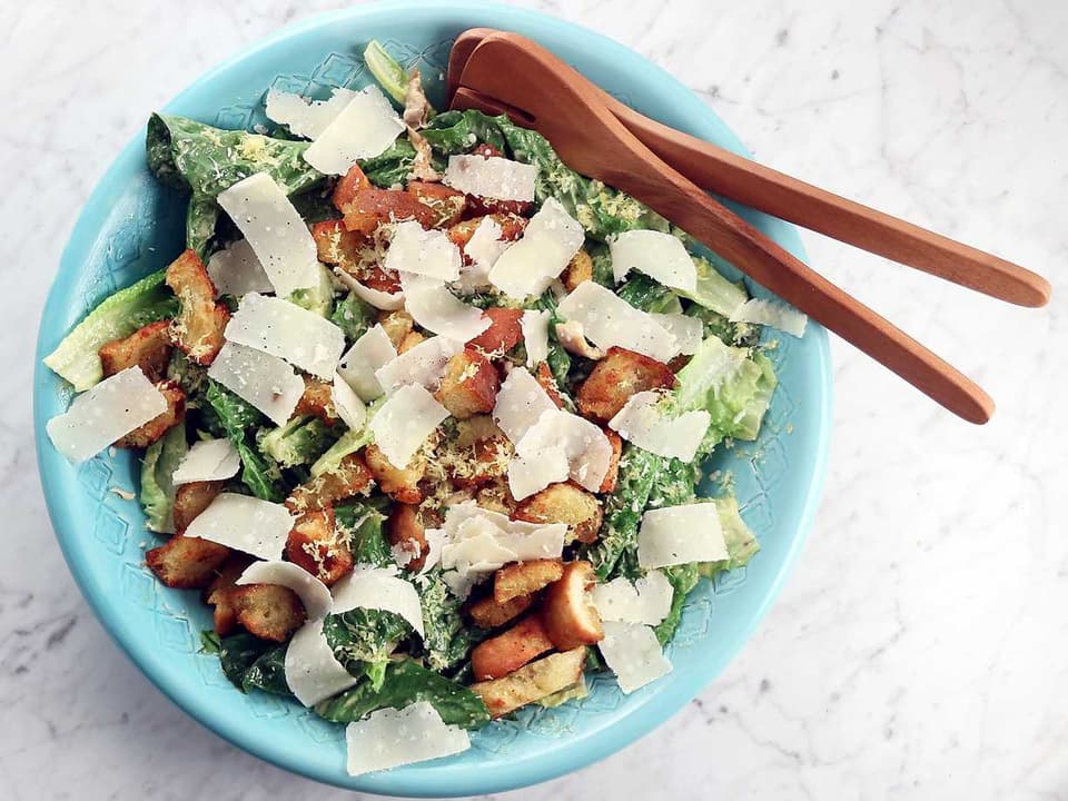 Caesarsallad på Tom Sjöstedts vis