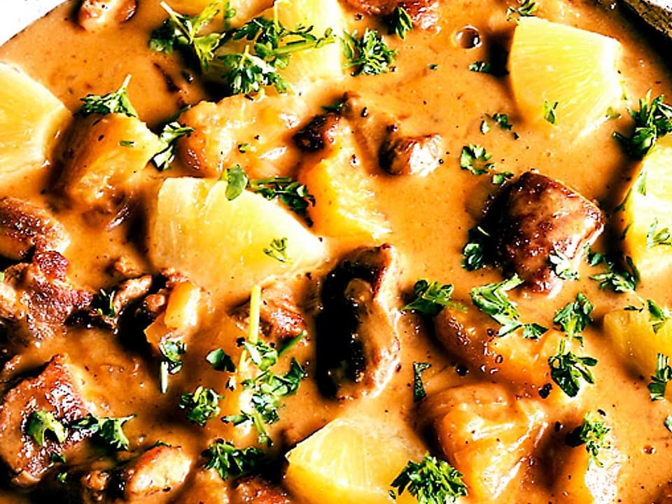 Fläskgryta med ananas