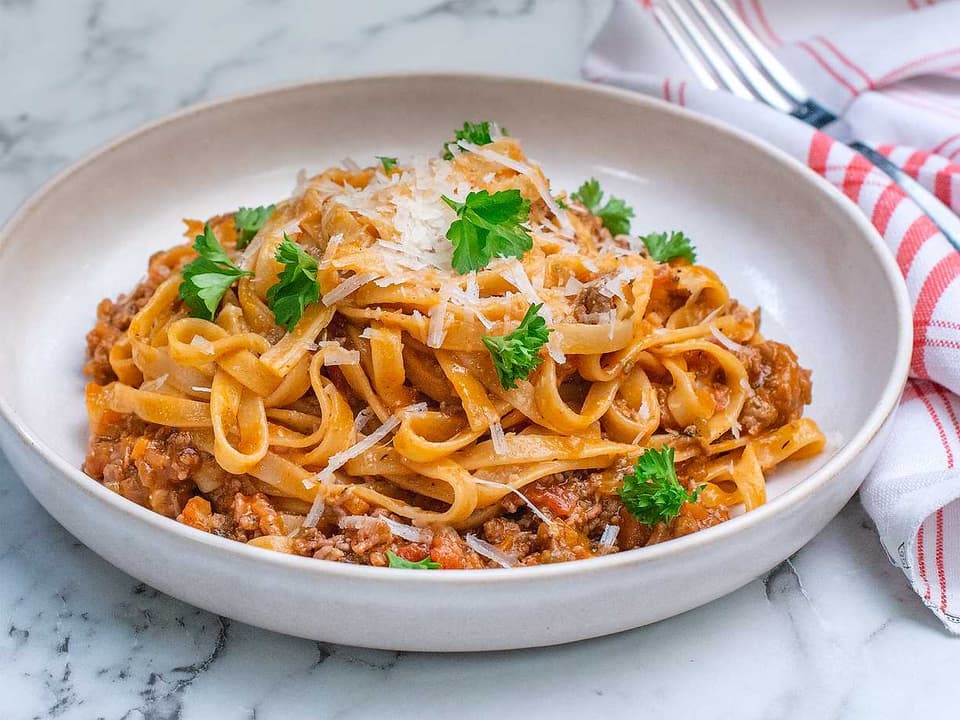 Jennies pasta bolognese