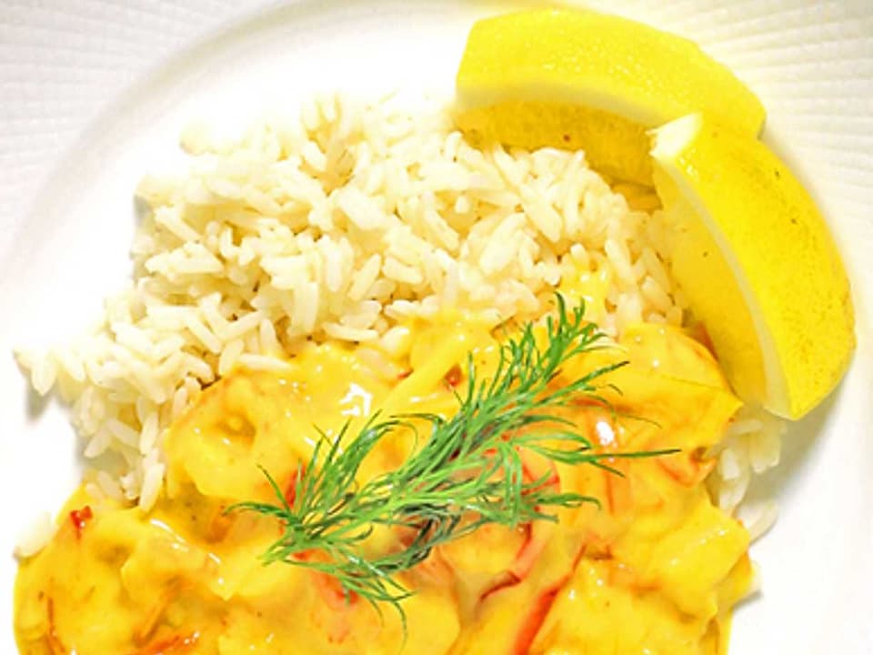 Räkor i curry
