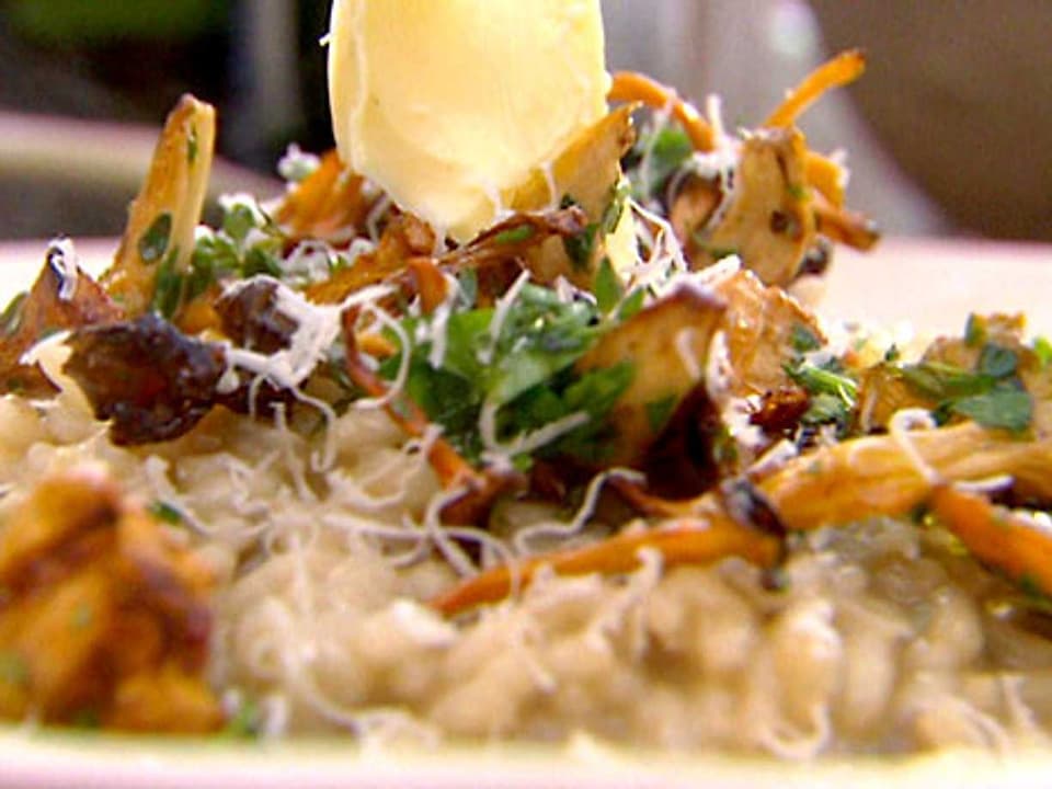 Risotto med rostad svamp