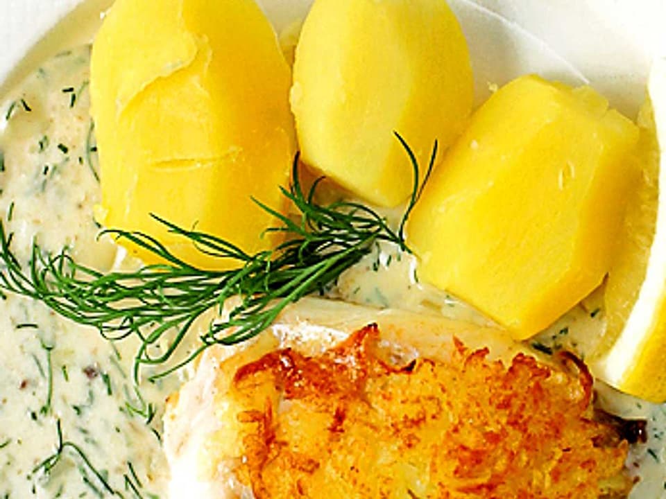Torsk med dillsås