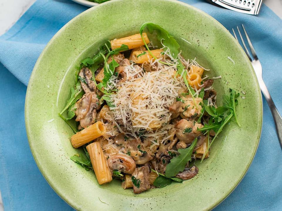 Zeinas krämiga champinjonpasta