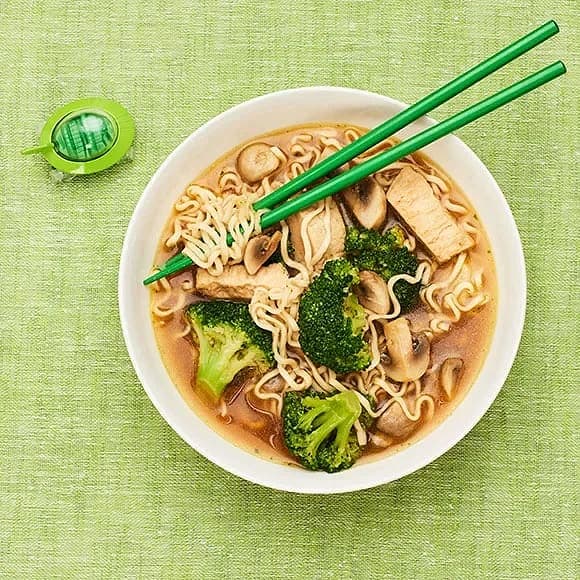 Vegoramen med Quornfiléer och broccoli
